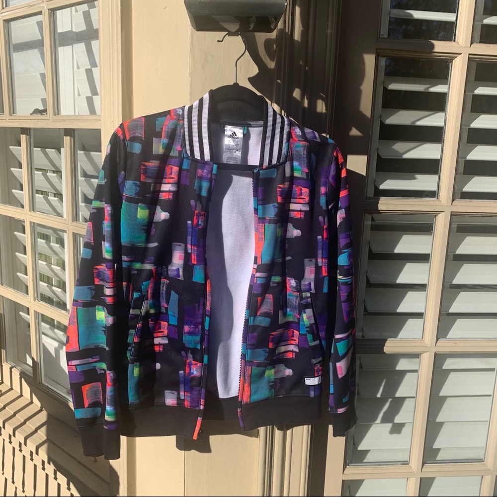 Adidas Vintage Neon Track Jacket